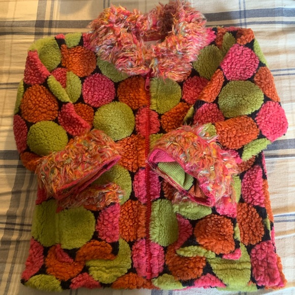 Hanna Anderson wool blend fuzzy pea coat - Picture 1 of 4